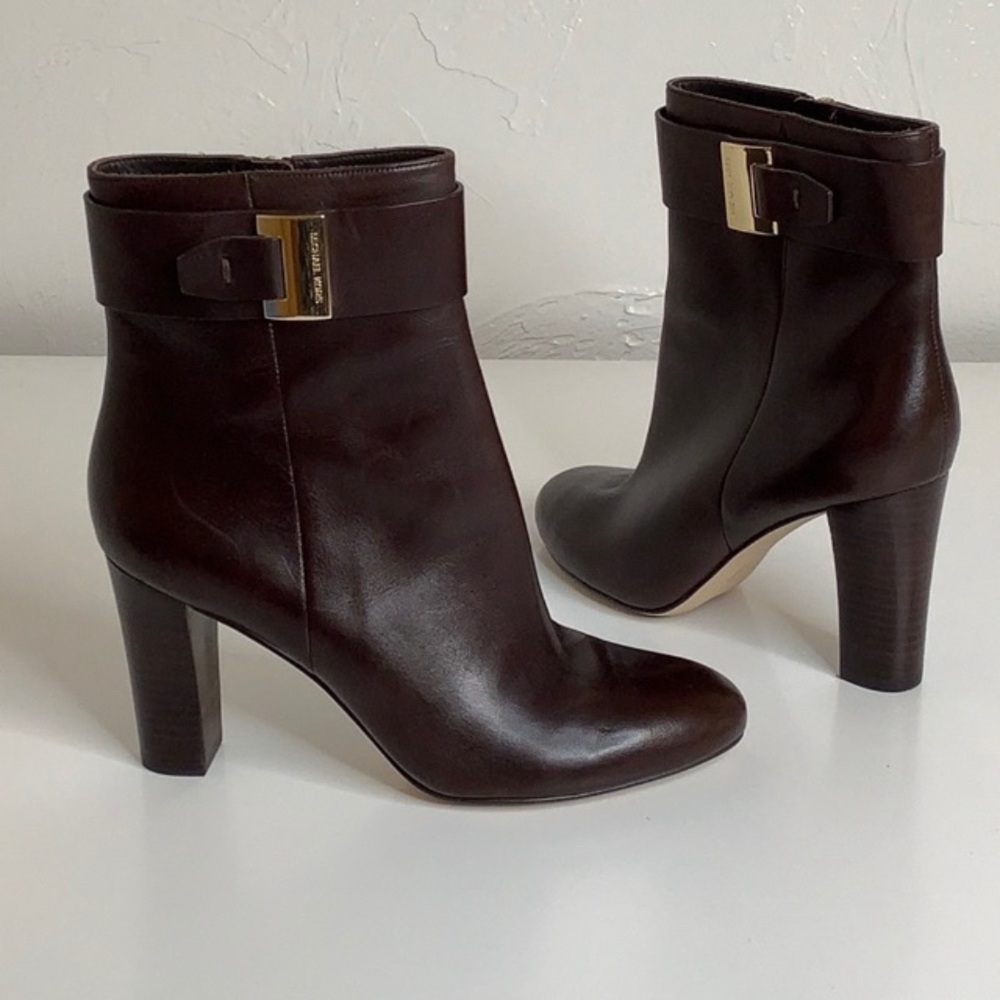 Michael Kors Guiliana Ankle Bootie brown SZ 8